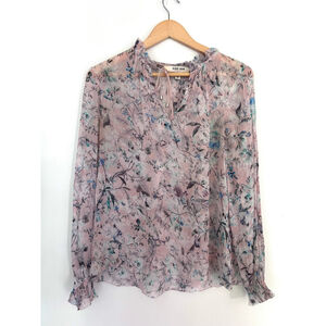 Ever New Floral Blouse Size 8 Pink